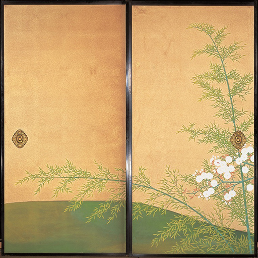 《桜花と杉樹》8面の内左から1つ目と2つ目