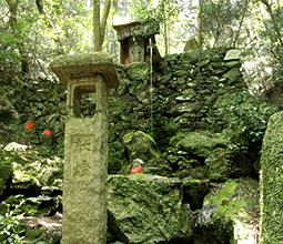 Ascetic spot at Kami-Daigo (the upper part of Daigo)