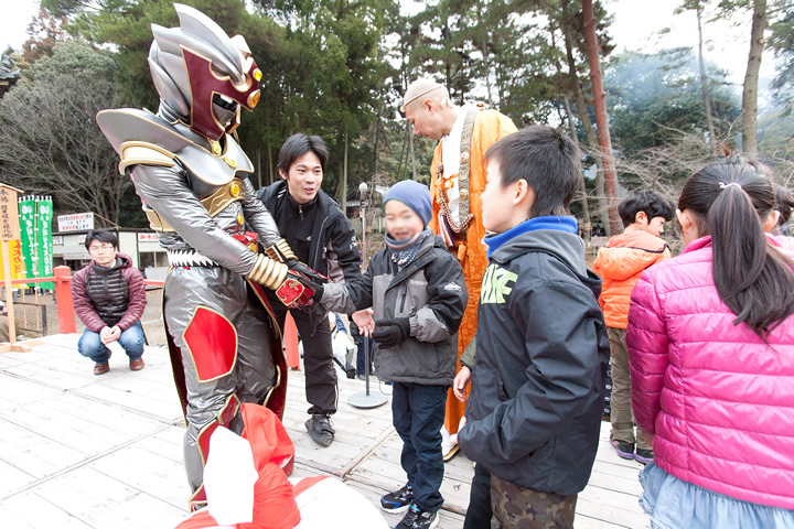 子ども達を応援に来た「フドウリキ」