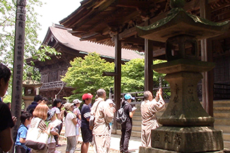 上醍醐 開山堂でお祈りをしました